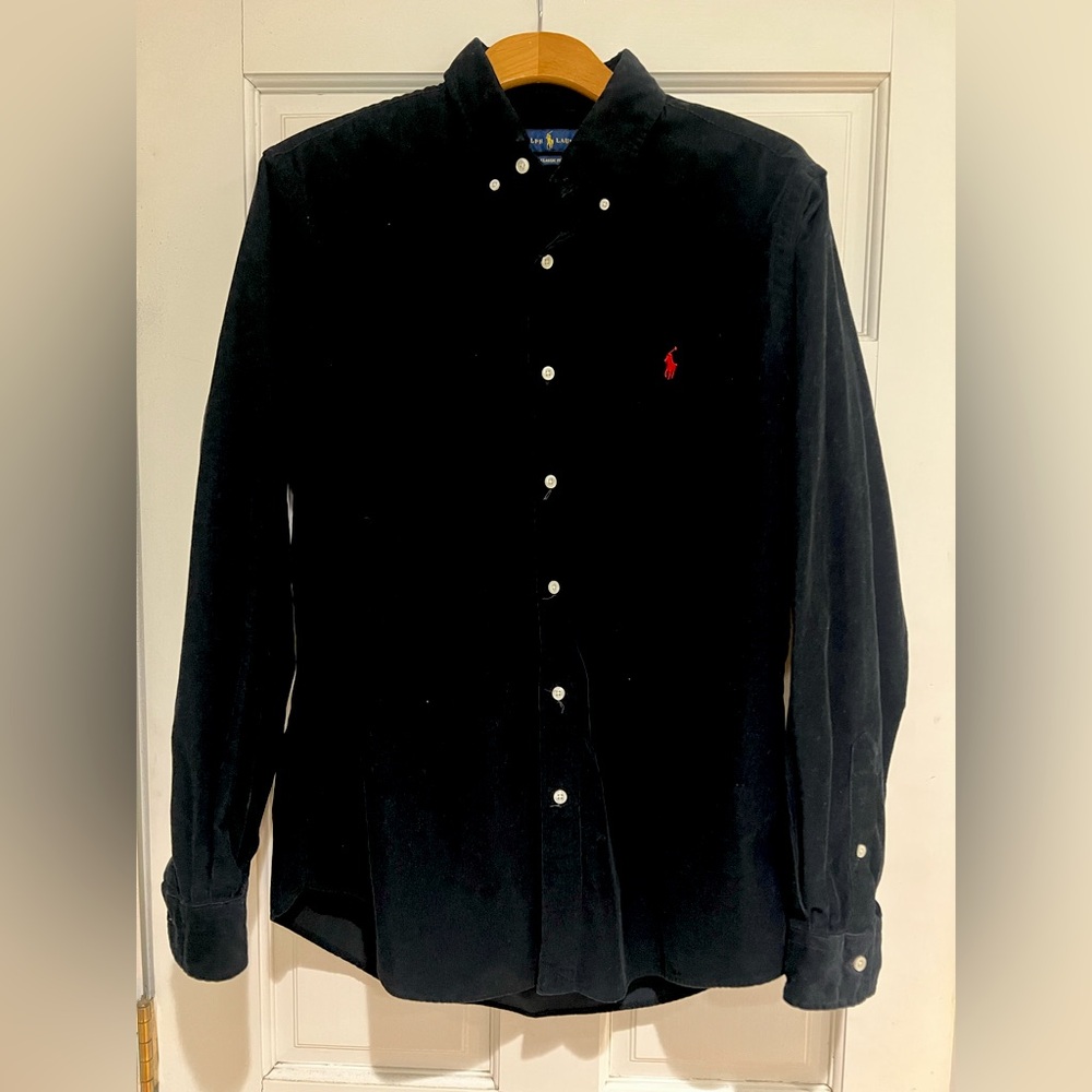 Polo Ralph Lauren Men's Dark Button Down Shirt